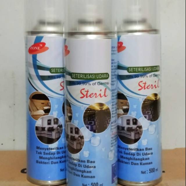 

Spray disinfectan zone 500ml sterlisasi udara