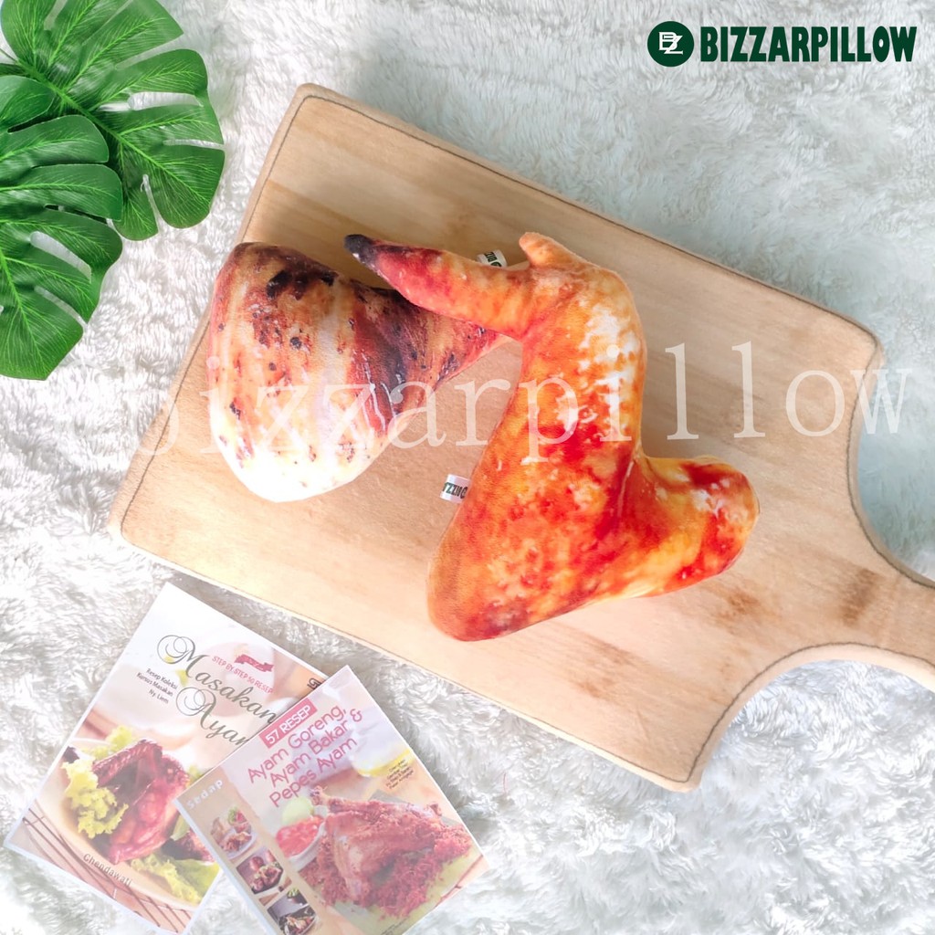 Bizzarpillow Bantal Sayap Ayam Paha Ayam Size S BZ116