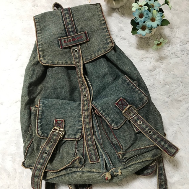 Tas Ransel Jeans second branded