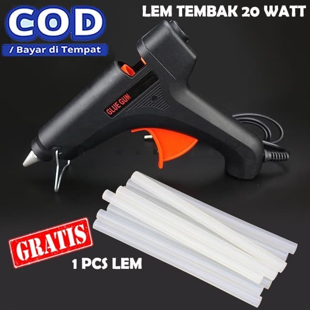 LALUGO Glue Gun 20 Watt - Lem Tembak Cepat Panas