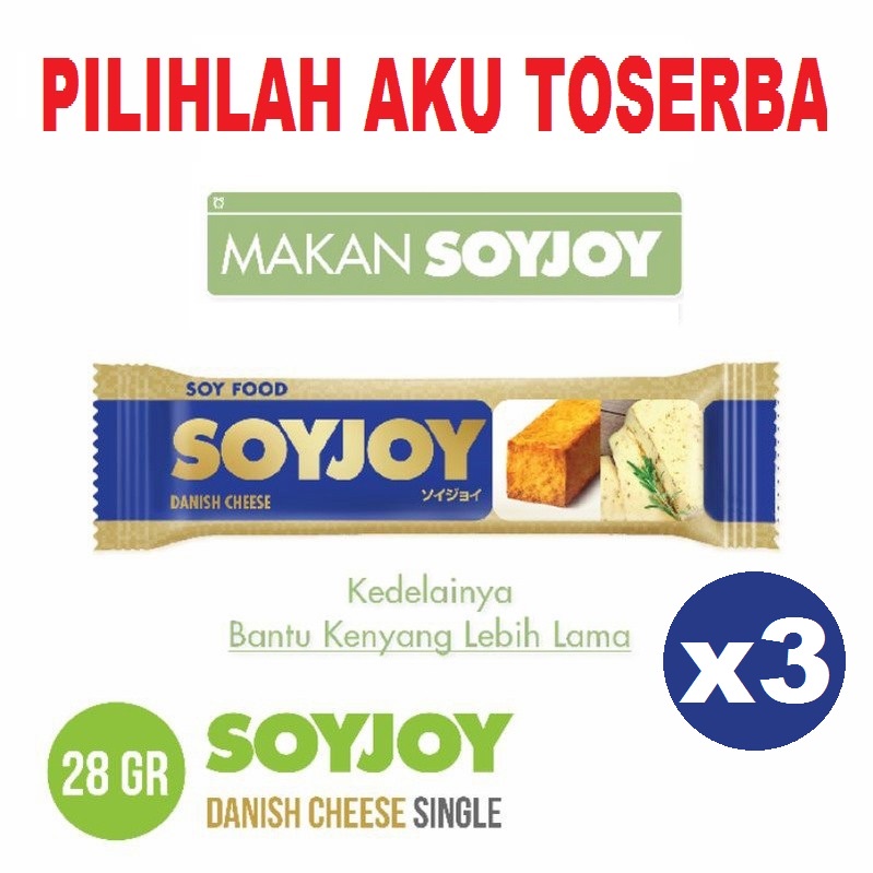 SOYJOY DANISH CHEESE - ( HARGA PAKET ISI 3 PCS )