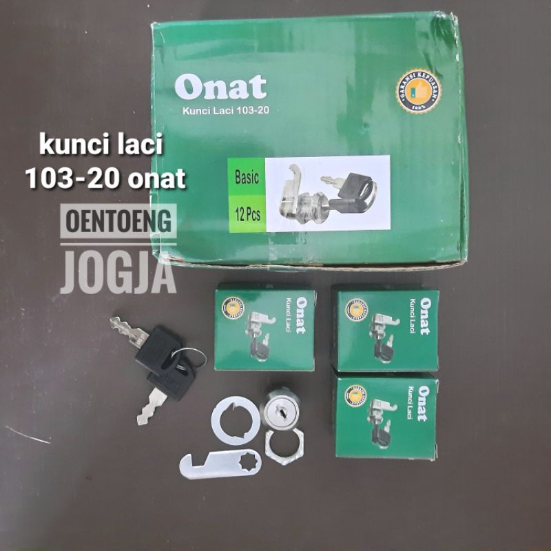 kunci laci 103 20 lemari cam lock camlock onat