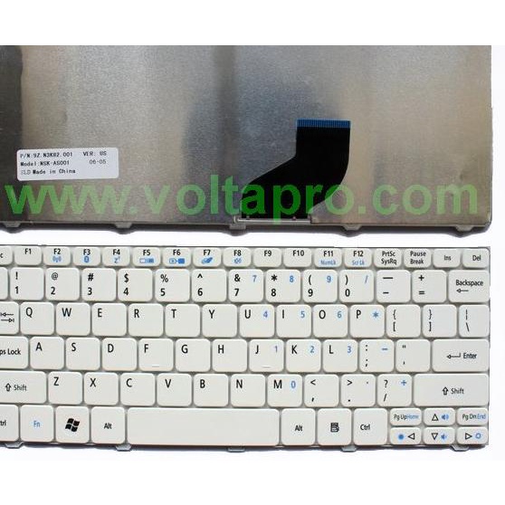 ♚ Keyboard Acer Aspire One Happy AO532H AO521 D255 AO255 AO257 D260 D270 ➯