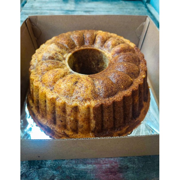 

bolu pisang moka butter cake