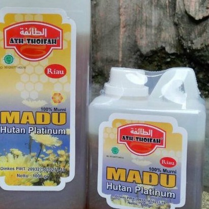 

madu hutan platinum 500gram murni sialang riau
