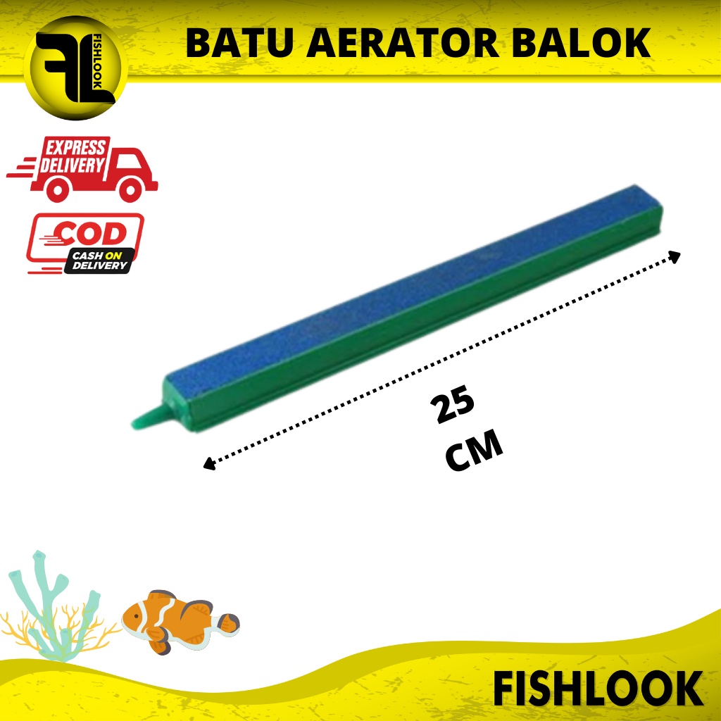 Batu Aerator Panjang Airstone Balok Panjang Nikita Star 10 INCH 25cm