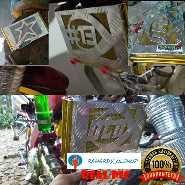 COVER RADIATOR VIXION NEW OLD NVL VIKSEN MODIFIKASI YAMAHA