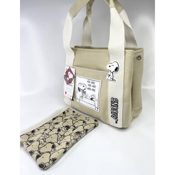 Promo Tas Wanita Zara Snoopy Midi Totebag Original Ori Impor Import BERKAH