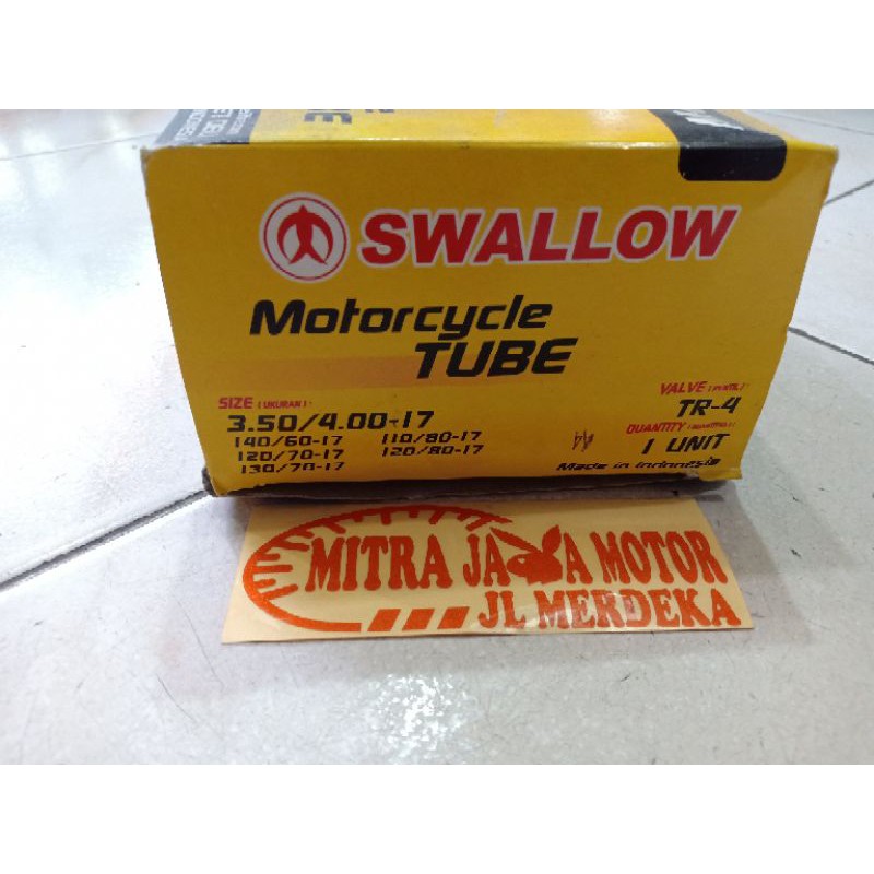 ban dalam swallow 350 400 ring 17. ban dalam ring 17 ukuran 350 400 17  swallow