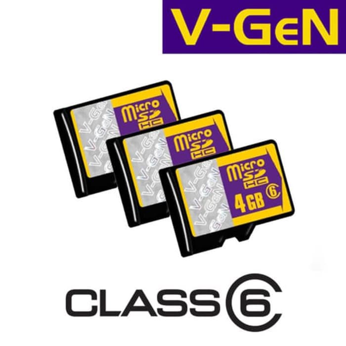 MEMORY CARD V-GEN MICRO SD CARD 8 GB CLASS 6 ORIGINIAL VGEN