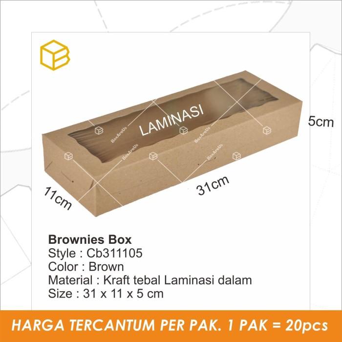 

Lpk55- Cb311105 - Cake Box, Brownies Box, Dus Kue, Kotak Souvenir, Packaging
