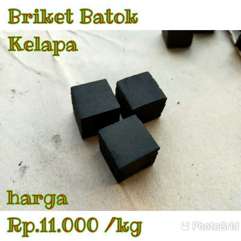 

Briket arang batok 1 kg