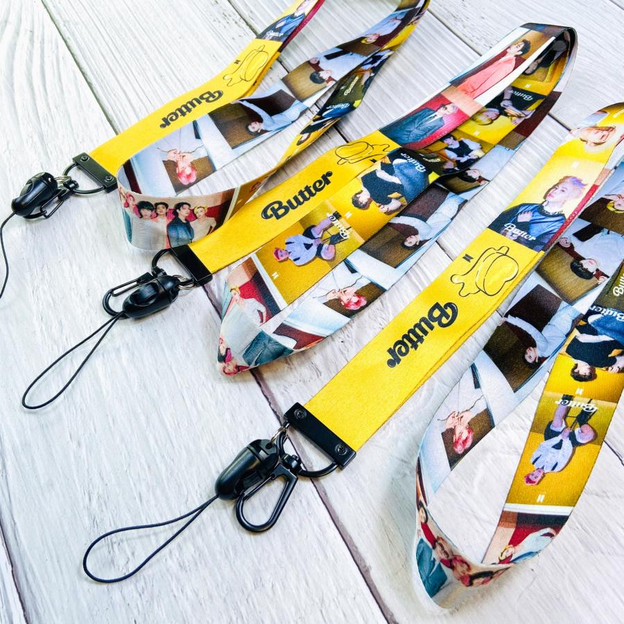 Tali Lanyard Handphone Motif Kpop BTS Mentega