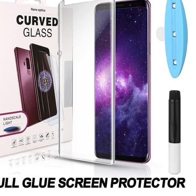 Zdw 67 Tempered Glass Curve Uv Full Glue Samsung Note 8 9 S8 S8 S9 S9 S10 S10 3d 5d 6d 10d Shopee Indonesia