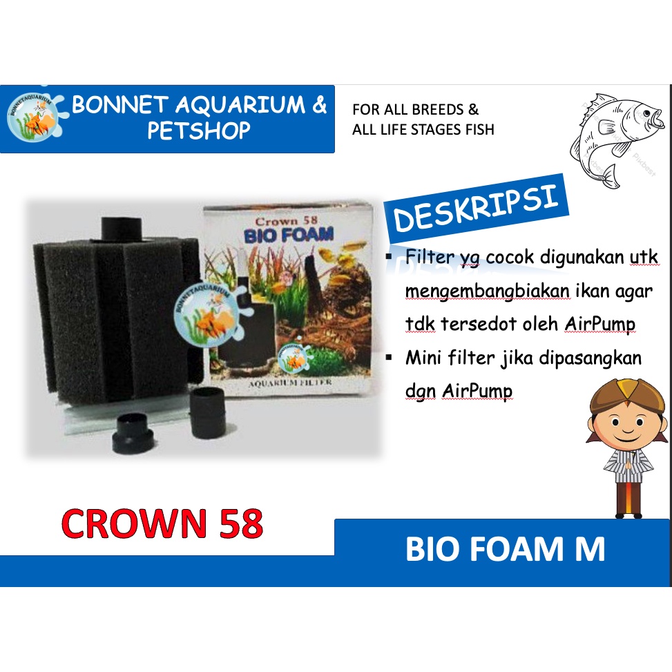BIO FOAM BIOFOAM/BREEDING FOAM FILTER SIZE M