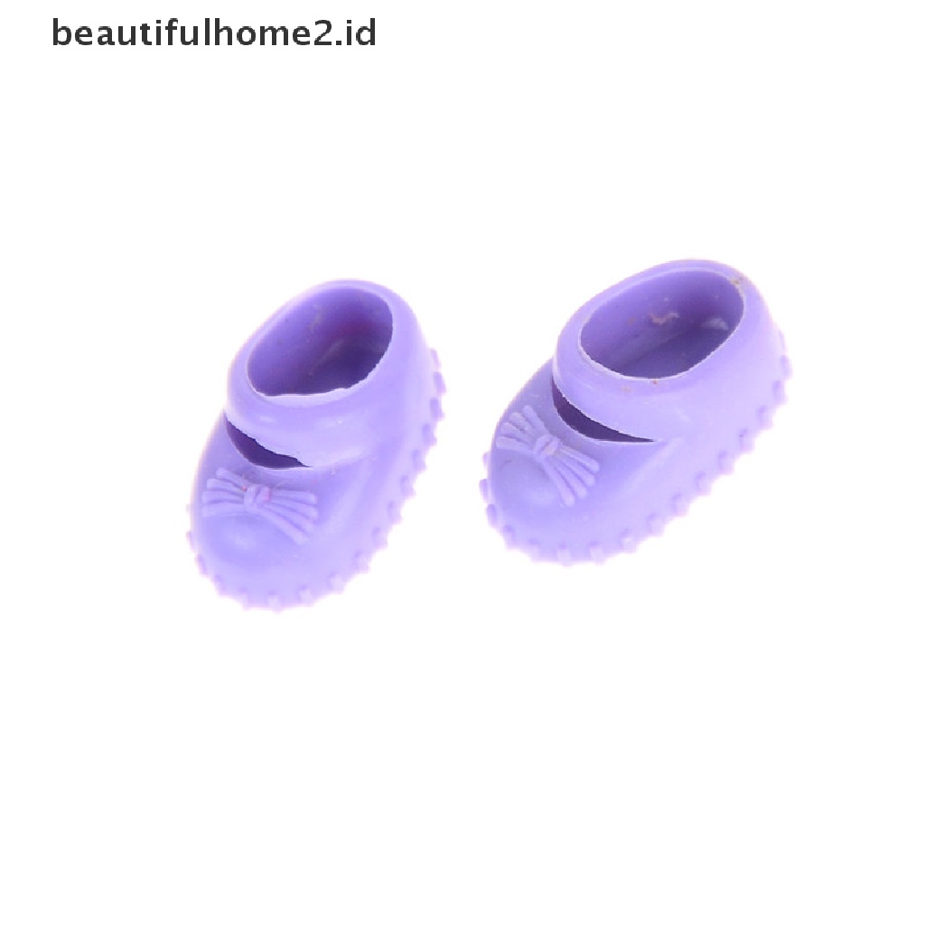 (Beautifulhome2.Id) 5 Pasang Sepatu Boneka Confused 12cm Untuk Mainan Anak