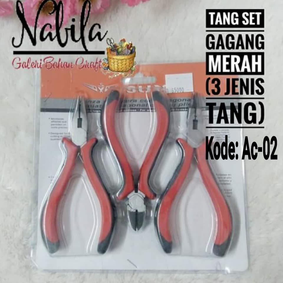 (3pcs jenis tang) Tang Set / tang aksesoris alat craft