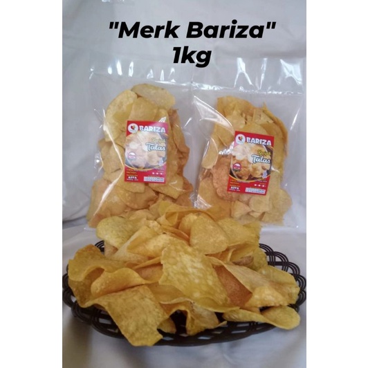 

Kripik Talas 1kg / Keripik Talas 1 kg / Jajanan Kiloan Oleh-Oleh Camilan Gurih Renyah