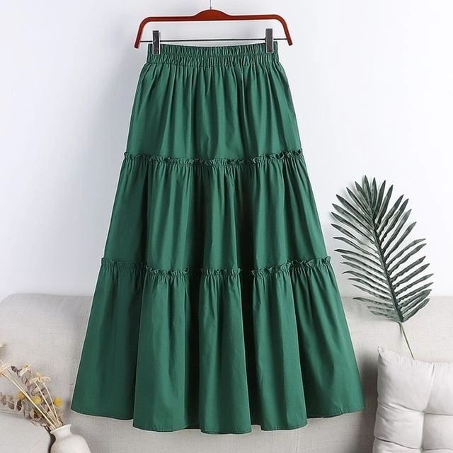 ROK MIZUNI SKIRT HS TOYOBO P.ROK 95 CM L.PINGGANG 60 - 96 CM FULL KARET ROK POLOS PANJANG / ROK WANITA KOREAN STYLE / BAHAWAN KEKINIAN / FASHION MUSLIM WANITA / SKIRT WANITA KOREAN STYLE MUSLIM