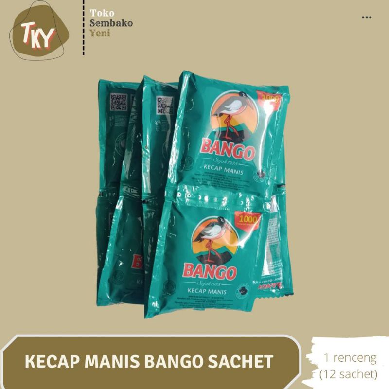 

Kecap Manis Bango Sachet 1 renceng (12 x 20 ml)