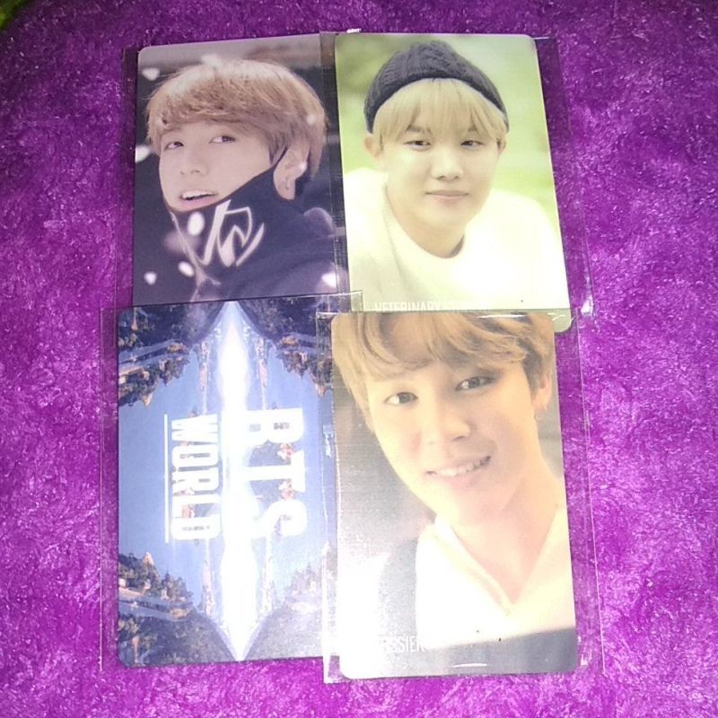 BTS World Photocard Album Limited Edition Jungkook Jhope Jimin