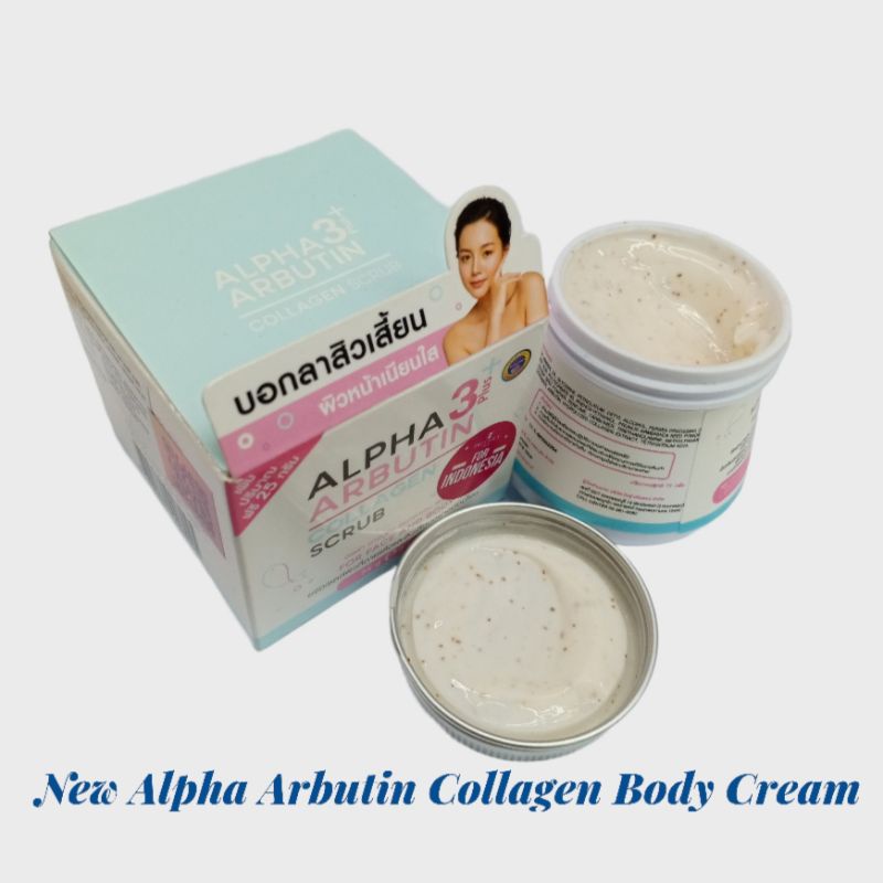 Alpha Arbutin Collagen Scrub | Alpha Body Cream