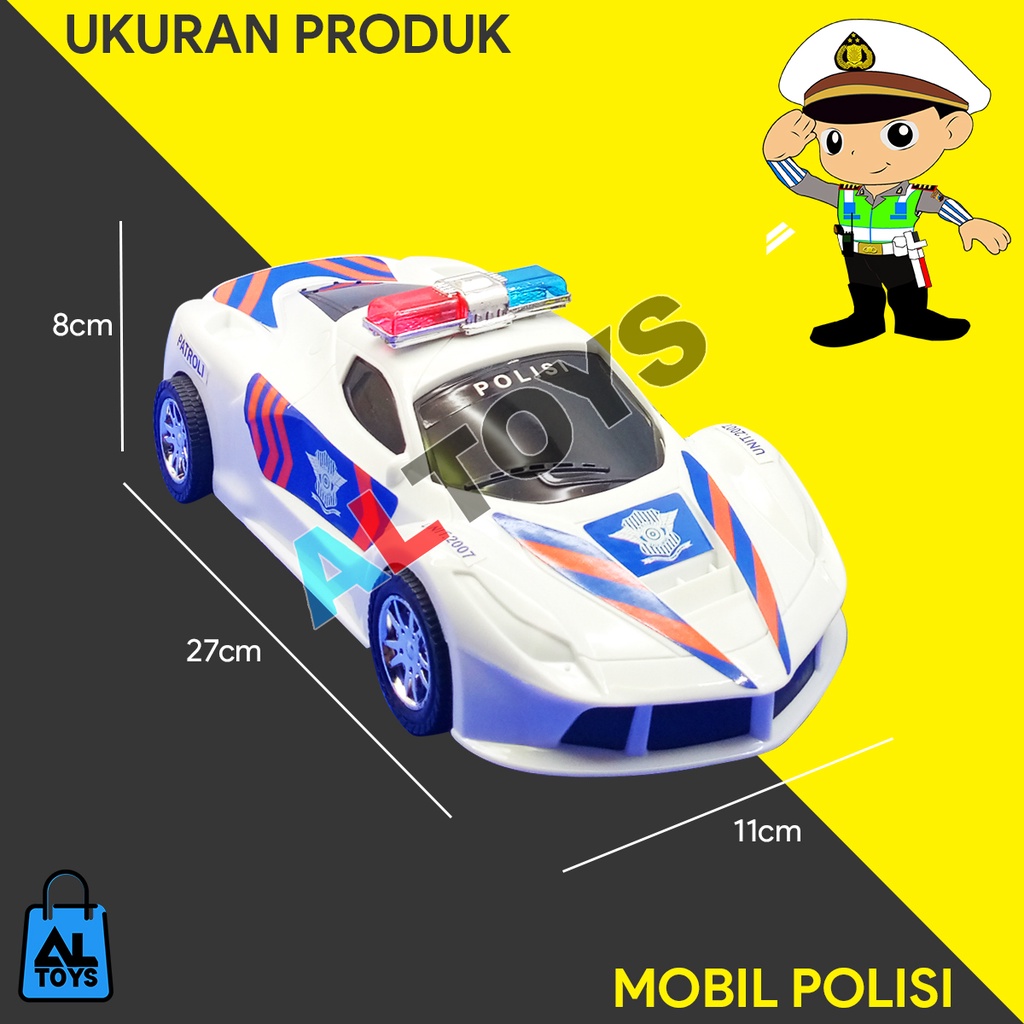 Mainan Mobil Sport Polisi Murah SNI RKC 02021-3