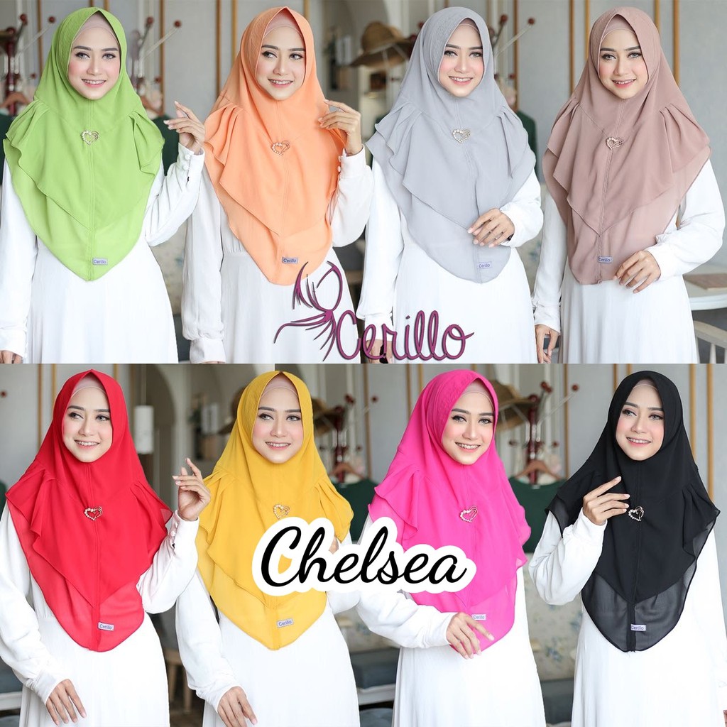 Hijab Instan Terbaru Ceruti Babydoll Import Chelsea Original Cerillo