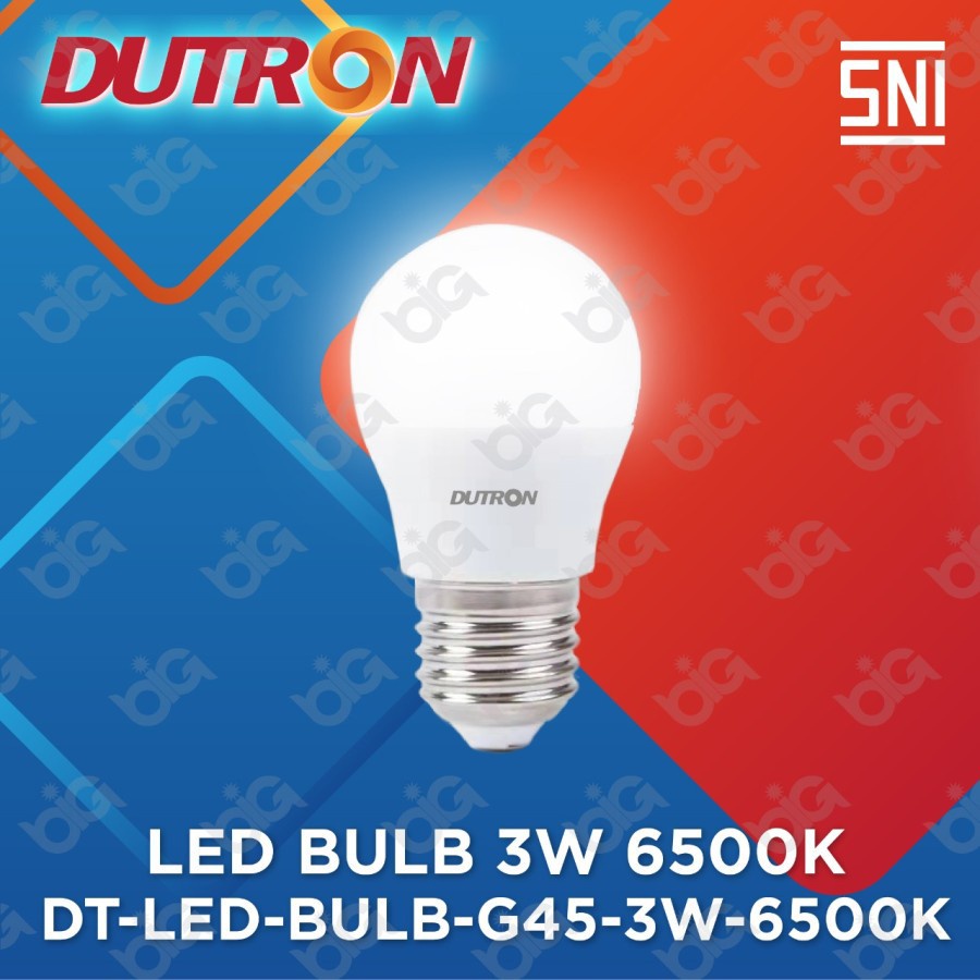 Bohlam Lampu LED 3 Watt Bulb DUTRON 3W, 3Watt E27