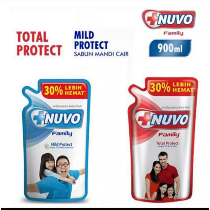 Nuvo Sabun Mandi Cair 900ml / Nuvo 900ml / Nuvo Body Wash 900ml