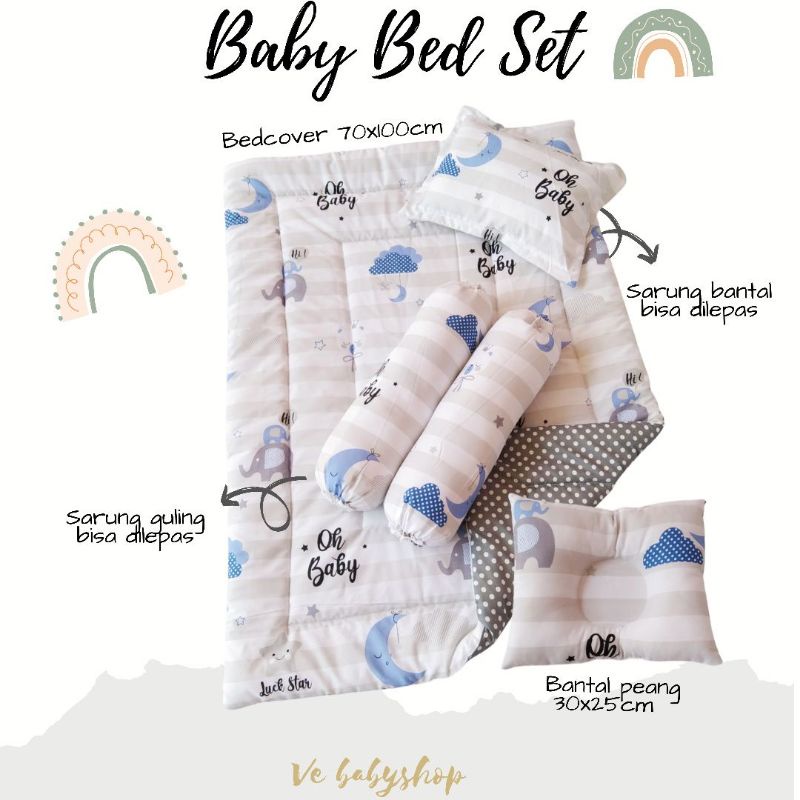 Bedcover Set Bayi Anak | Baby Bedding Set Selimut Bayi Anak