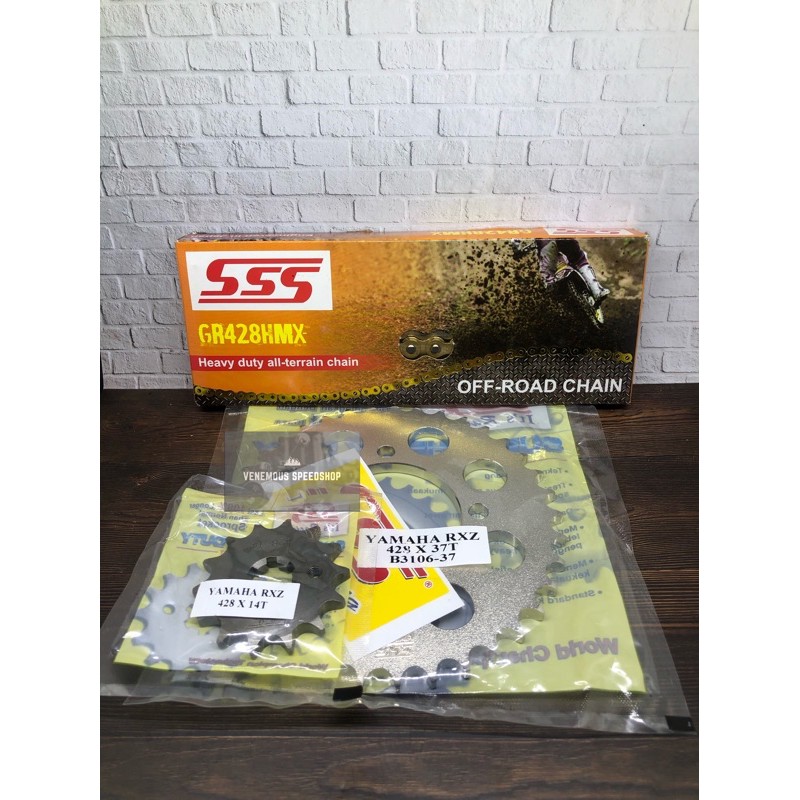 Gearset SSS 428 Rantai SSS HMX JupiterZ JupiterMX VegaOld Rxk