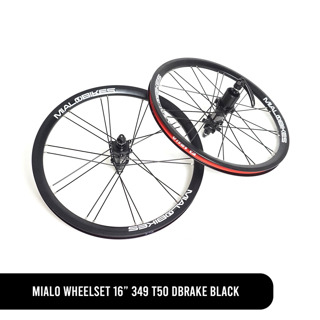 Mialo Wheelset 16" 349 T50 Dbrake (Without Assembly)