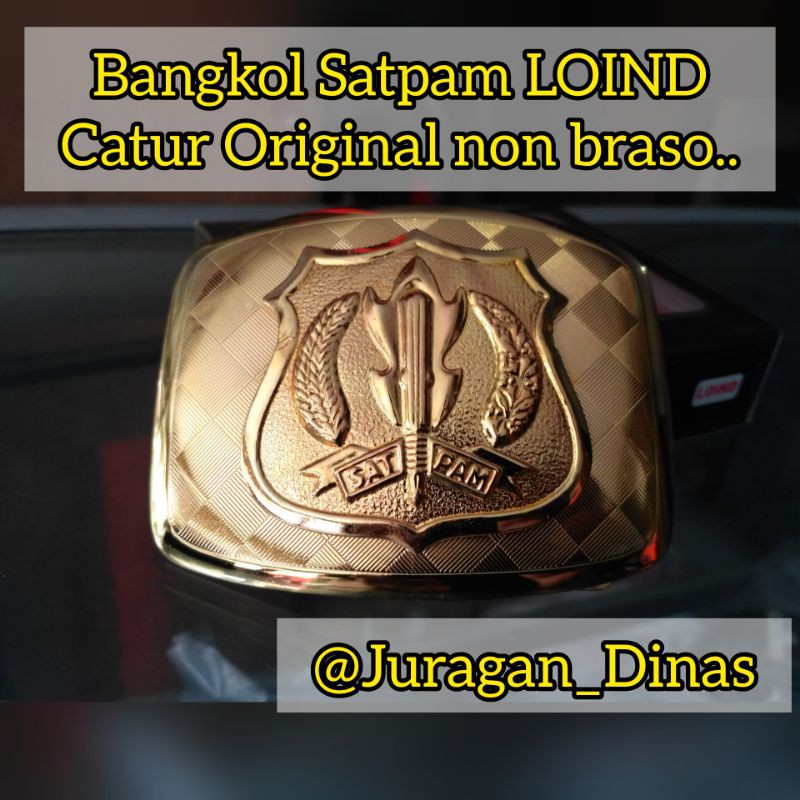 Bangkol / Kepala Kopel SATPAM LOIND Catur Kelapa Kopel Original