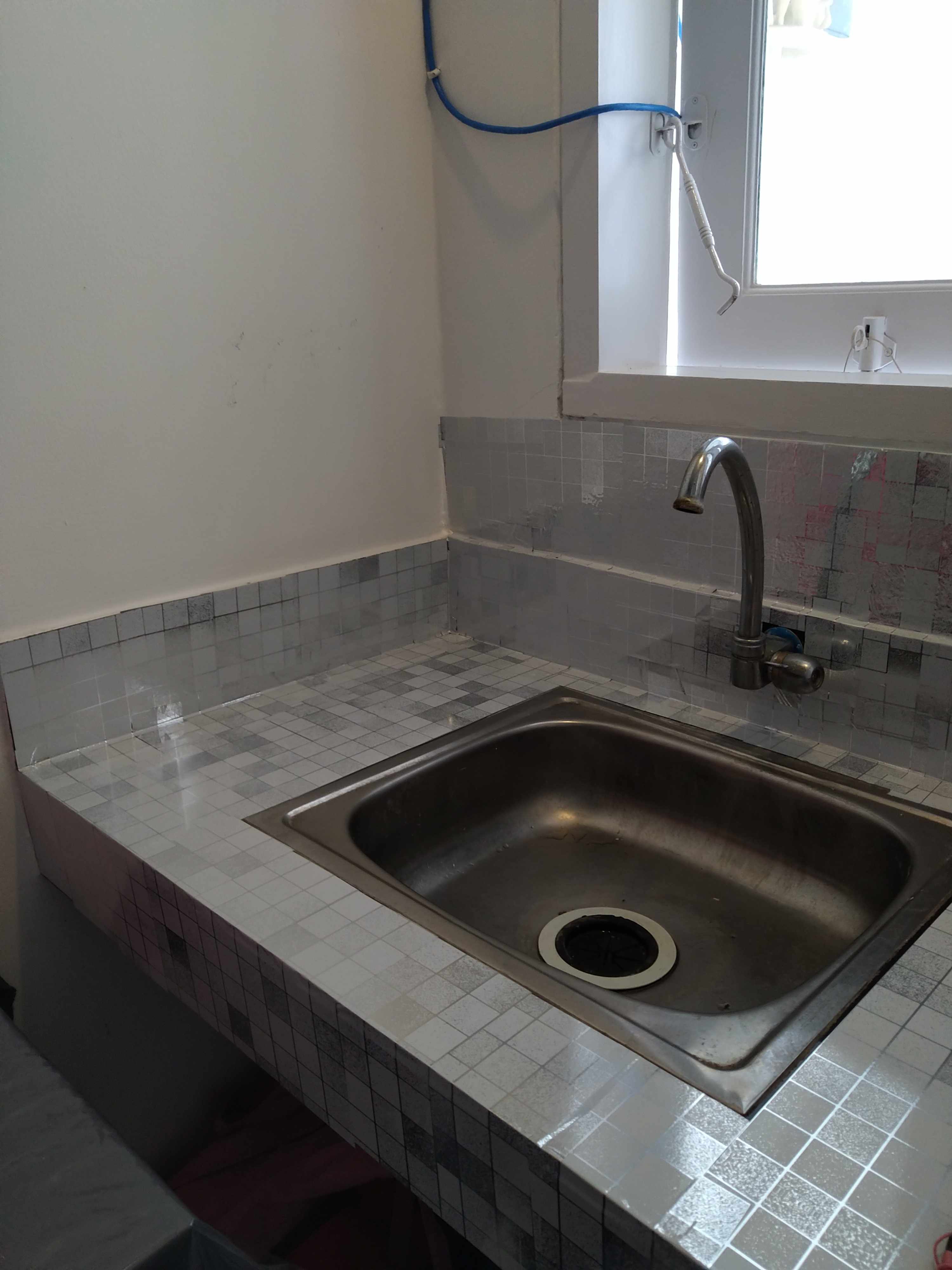 Sticker Dapur Alumunium Foil Uk 45cmx5m Kode 206 Warna Abu