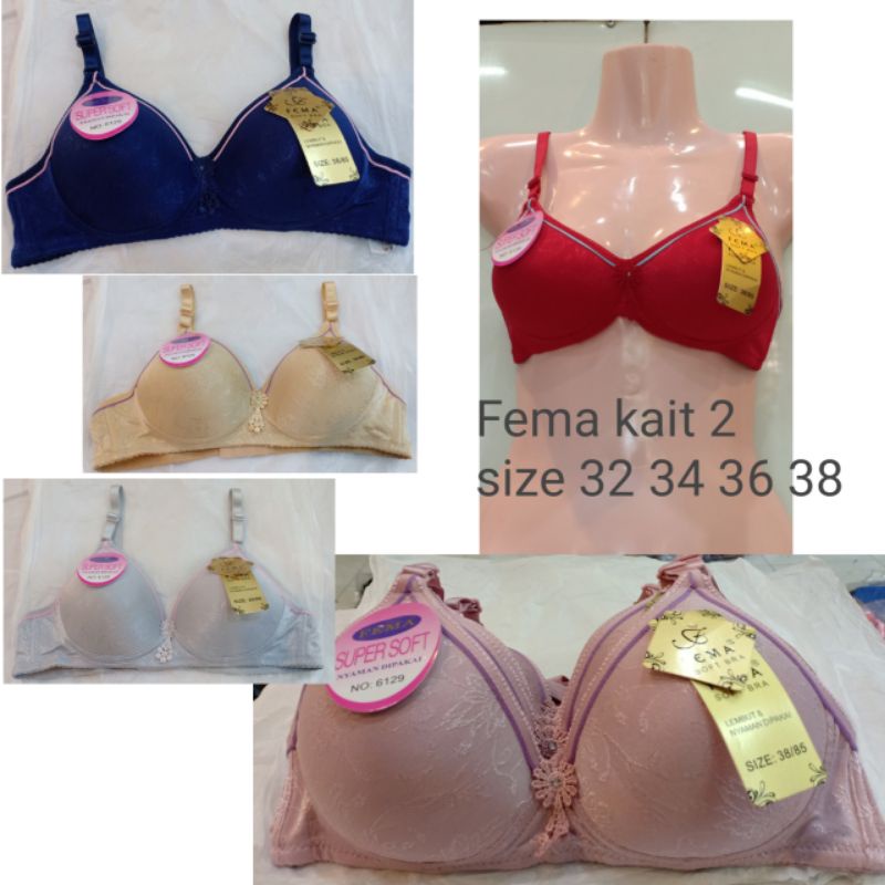 BRA polos logo dolar fma/teli BH POLOS KAIT 2 CUP A BUSA PUDDING TAHAM LAMA