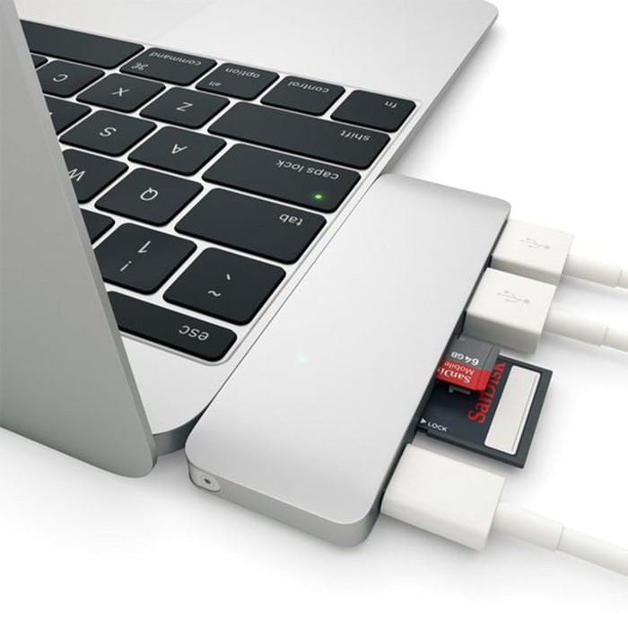 USB HUB Type C for Apple Macbook Windows 5 in 1 Card reader and Hub