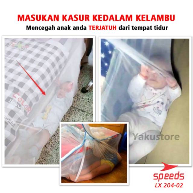 KELAMBU PORTABLE SIZE 180X200/KELAMBU KOREA