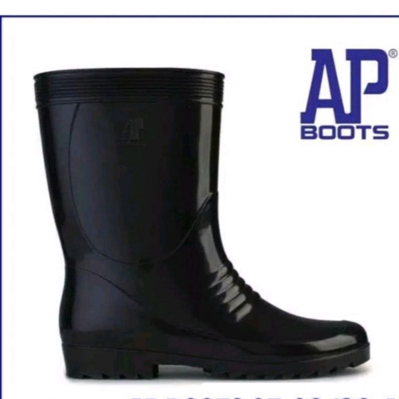 sepatu ap boots ap 1 black