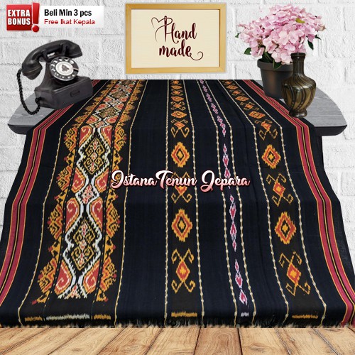 Kain Tenun Etnik / Kain Meteran / Kain Batik / Kain Tenun Blanket Troso