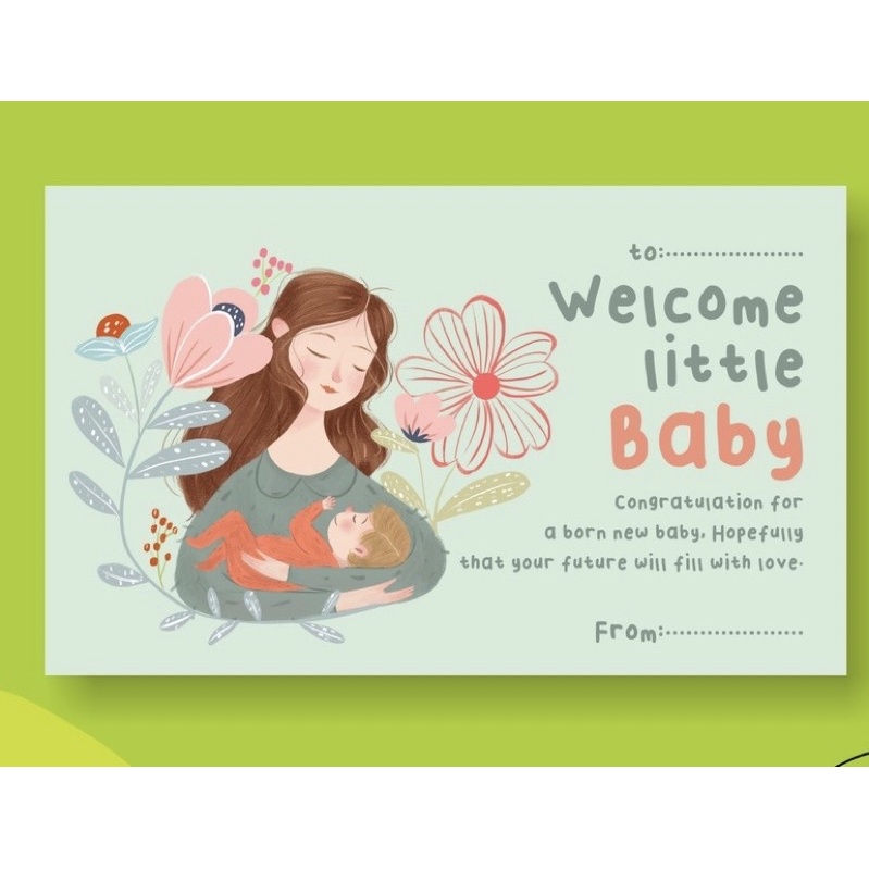 

tambahan birthday card and new born card