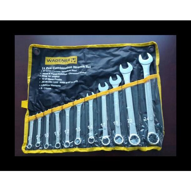 Terbaru Kunci Ring Pas Set 11Pc (8-24Mm) Wagener