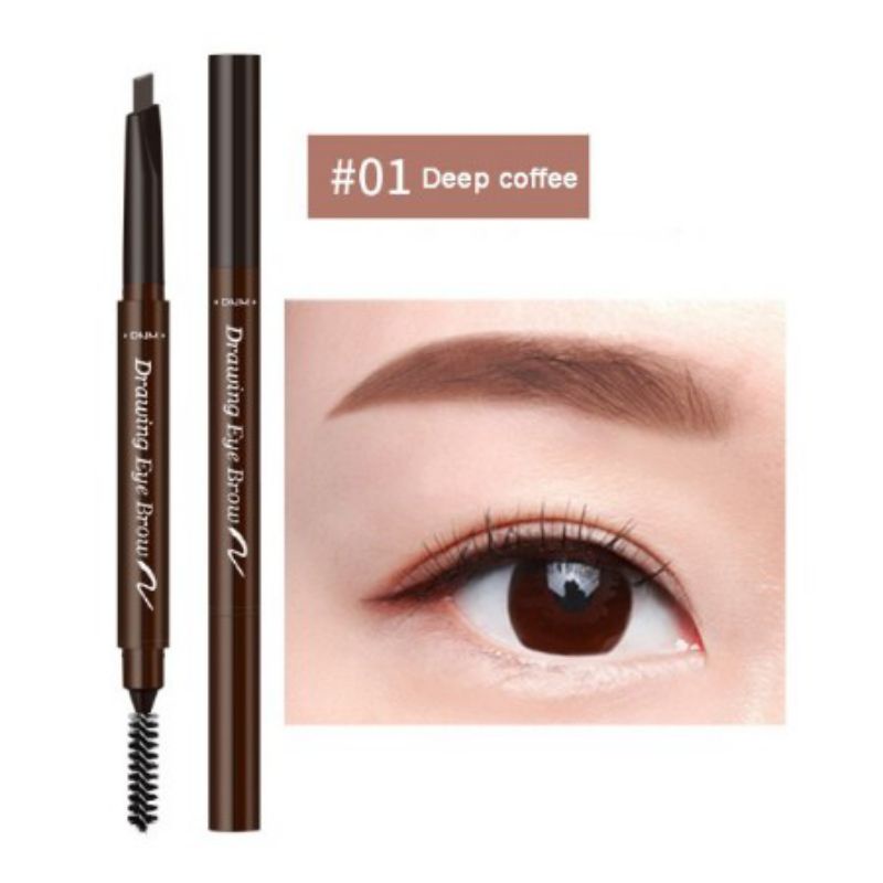 DNM Automatic eyebrow/Pensil Alis anti air etude pensil alis putar drawing