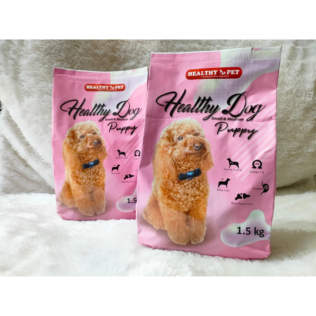 Makanan Anjing Healthy Dog Puppy 1,5 kg - Healthy Pet