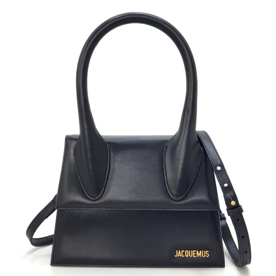 Tas Jacquemus Le Grand Chiquito Leather Tote Large Besar Hitam Original ORI Wanita Perempuan Remaja