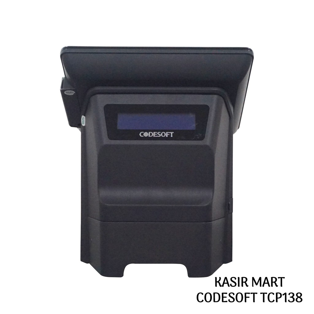 MESIN KASIR CODESOFT TCP-138 TOUCHSCREEN - TCP138 POS ALL IN ONE ANDROID PLUS PRINTER 58MM