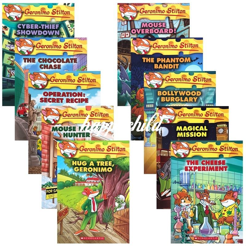 Newest 1-80 Geronimo Stilton/color page/full color/paling murah/buku anak/happychild