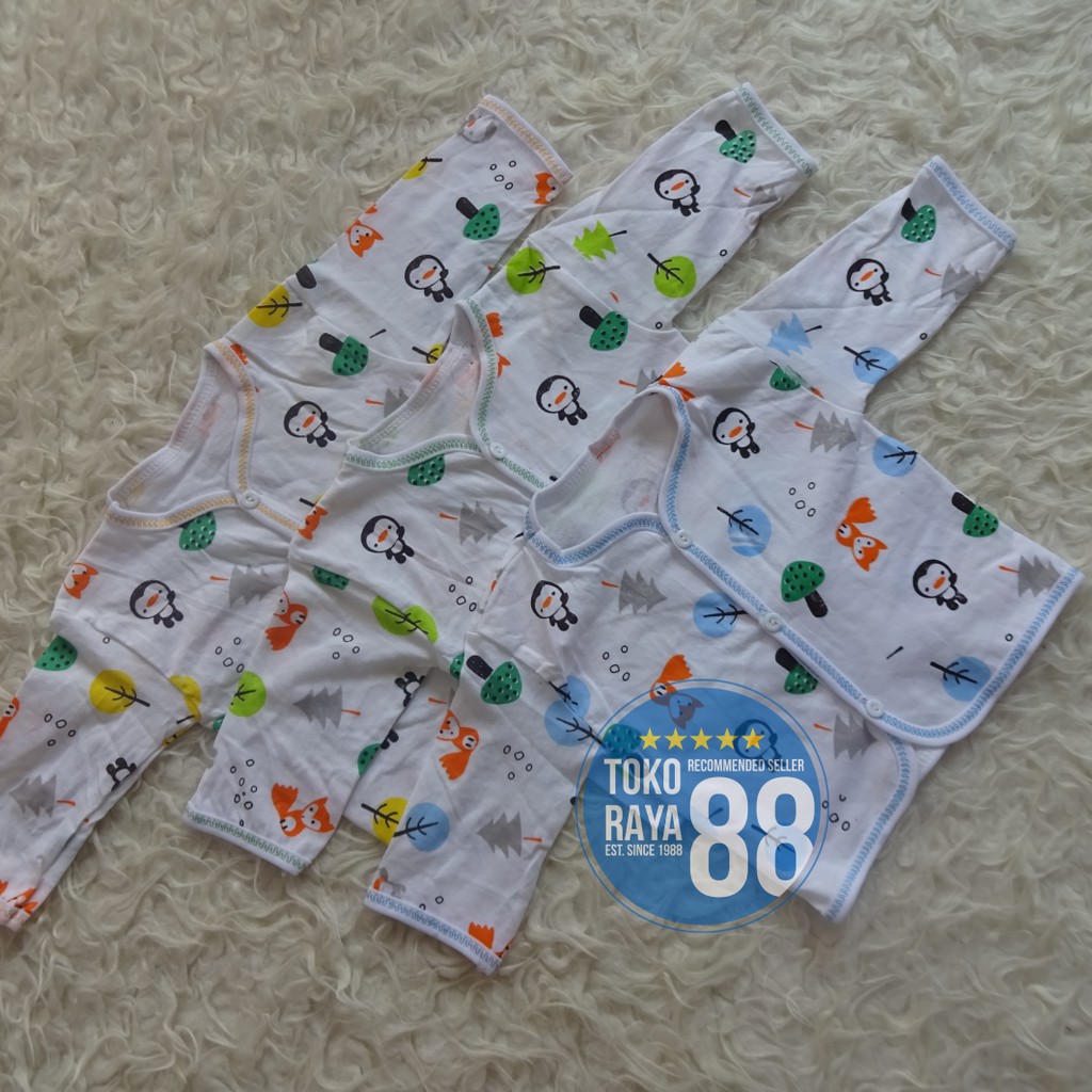 3 Pcs Baju Bayi Newborn Lengan Panjang Merek ALOY Murah Berkualitas-1