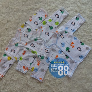 3 Pcs Baju  Bayi  Newborn  Lengan Panjang Merek ALOY Murah 