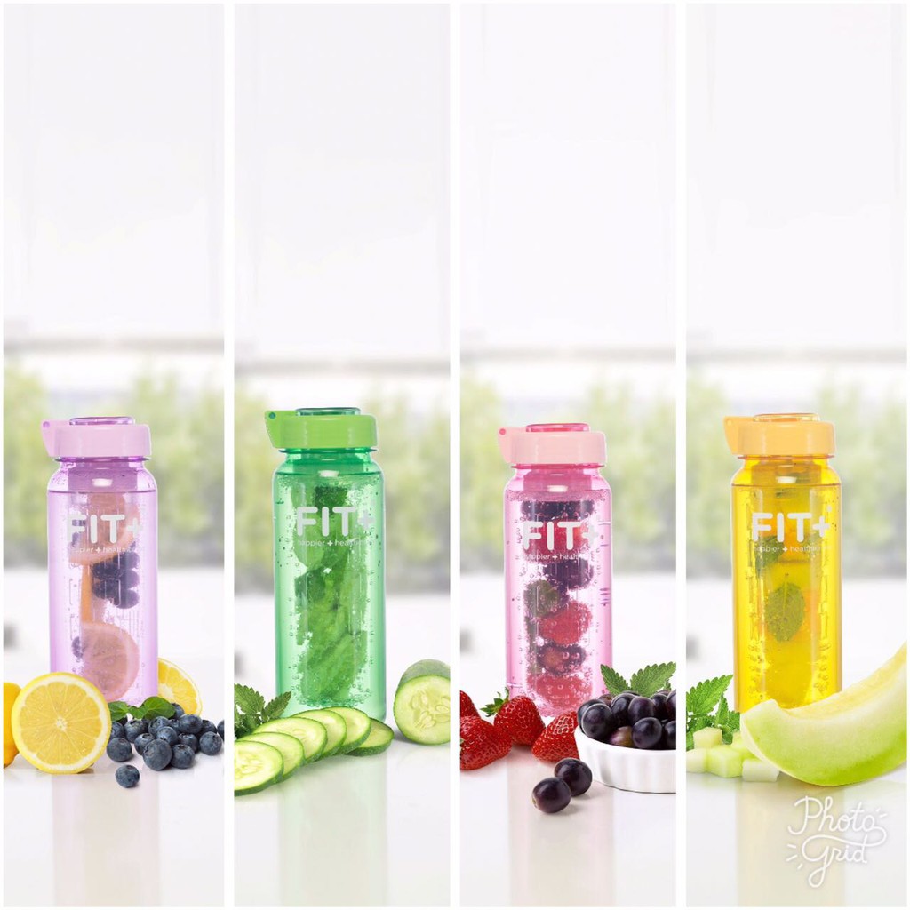 

Botol Minuman New FIT+ Infused Bottle